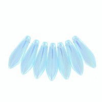 Czech Glass Daggers Perlen 5x16mm Blue ab 61000-28701